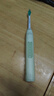 飞利浦（PHILIPS）声波电动牙刷钻石3系 5倍洁齿5种模式 洁净刷头*2 生日礼物送男士/女友 HX5161/05抹茶绿 实拍图