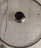 美厨（MAXCOOK）玻璃盖炒锅盖 304不锈钢包边煎锅盖火锅盖蒸锅盖34cm MCPJ9661 实拍图