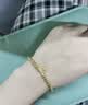 中国珠宝（Sino gem）竹节黄金手链女纯足金手镯手串手饰生日情人节礼物送女友老婆妈妈 竹节手镯+品牌礼盒 金重约2.2g 该商品支持复检（克重多退少补） 实拍图