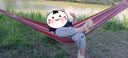 原始人吊床户外成人加厚荡秋千防侧翻摇床庭院掉床宿舍室内儿童网床 实木防侧翻【双人加厚彩虹】赠3米绑带+登山扣 实拍图