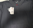 京东京造夏季运动短袖男士t恤polo衫男跑步健身户外速干衣服 黑色 3.0 L 实拍图
