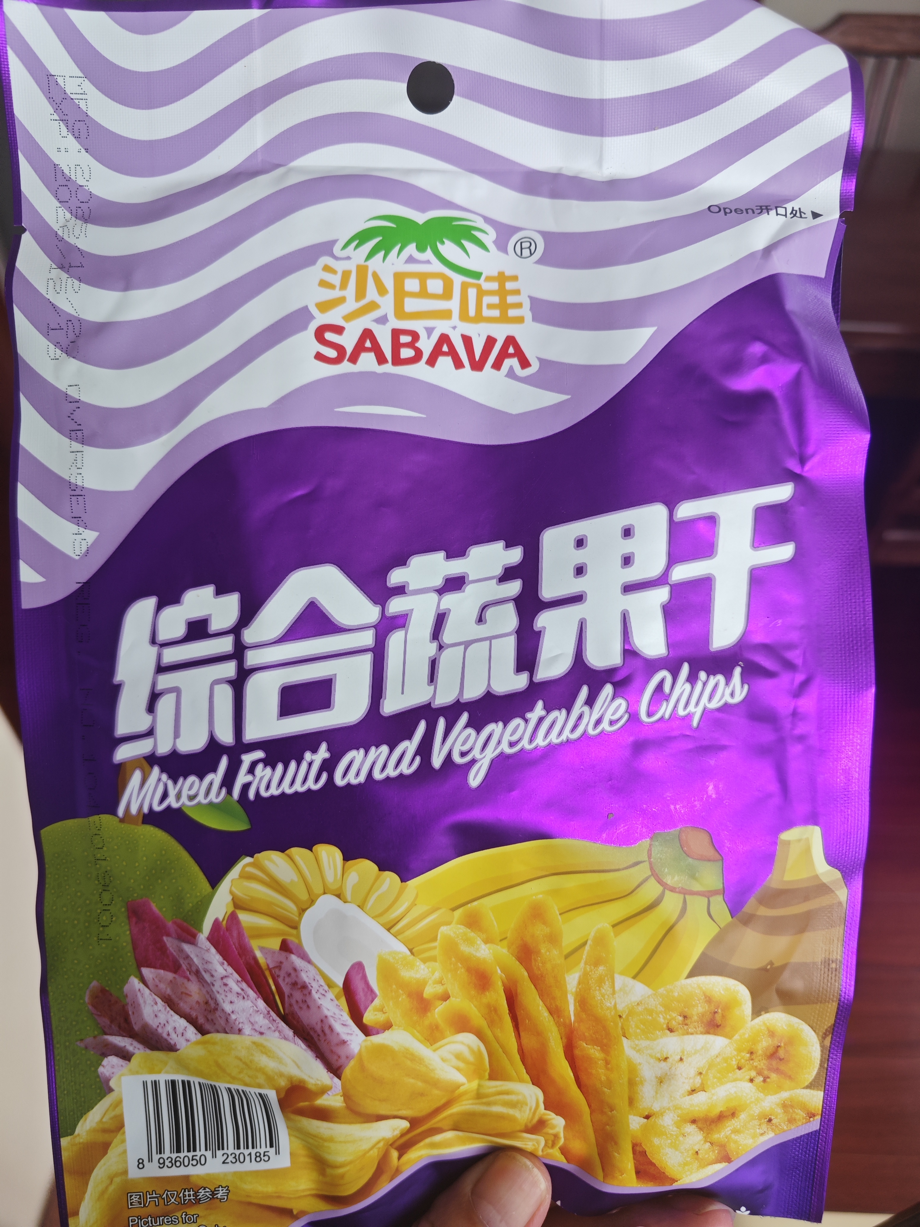 沙巴哇越南进口果蔬干混合装 230g 果蔬脆 休闲办公室零食蜜饯水果干 实拍图