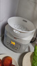 美的（Midea）电饭煲 3L家用电饭锅 316L不锈钢无涂层煮饭锅 2-3人智能预约0涂层煲汤煮粥MB-RE387S 实拍图