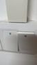 正泰（CHNT）明装开关插座面板 1c系列  二开单控 实拍图