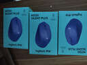 罗技（Logitech）M330 静音鼠标 无线鼠标 办公鼠标 右手鼠标 蓝色 带无线2.4G接收器 实拍图