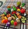 欣格儿童过家家切蔬菜水果玩具切切乐可剥仿真苹果收纳桶32件生日礼物 实拍图