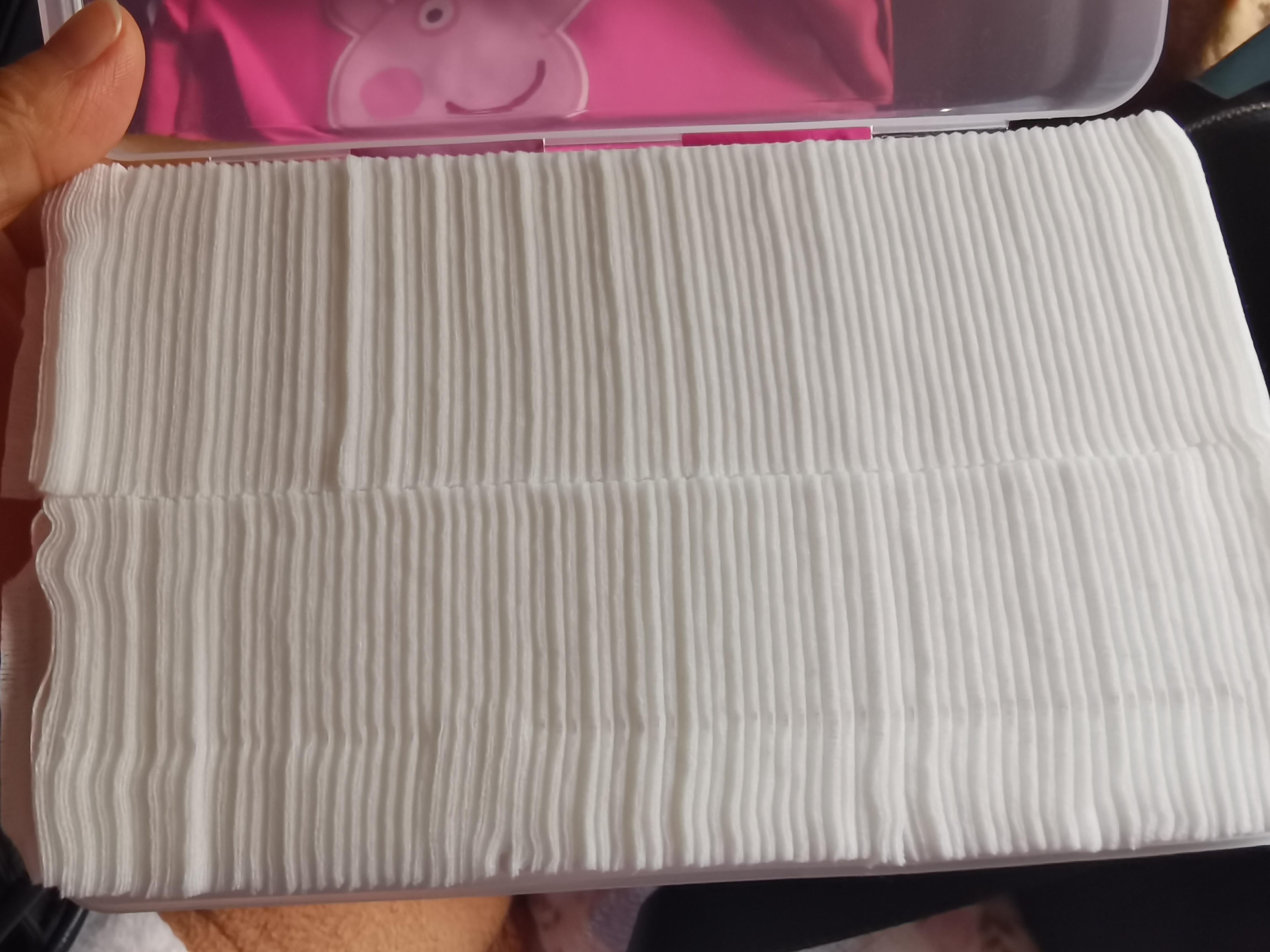 名创优品（MINISO）化妆棉卸妆棉湿敷棉卸妆棉片干湿两用亲和肌肤800片*1盒 实拍图