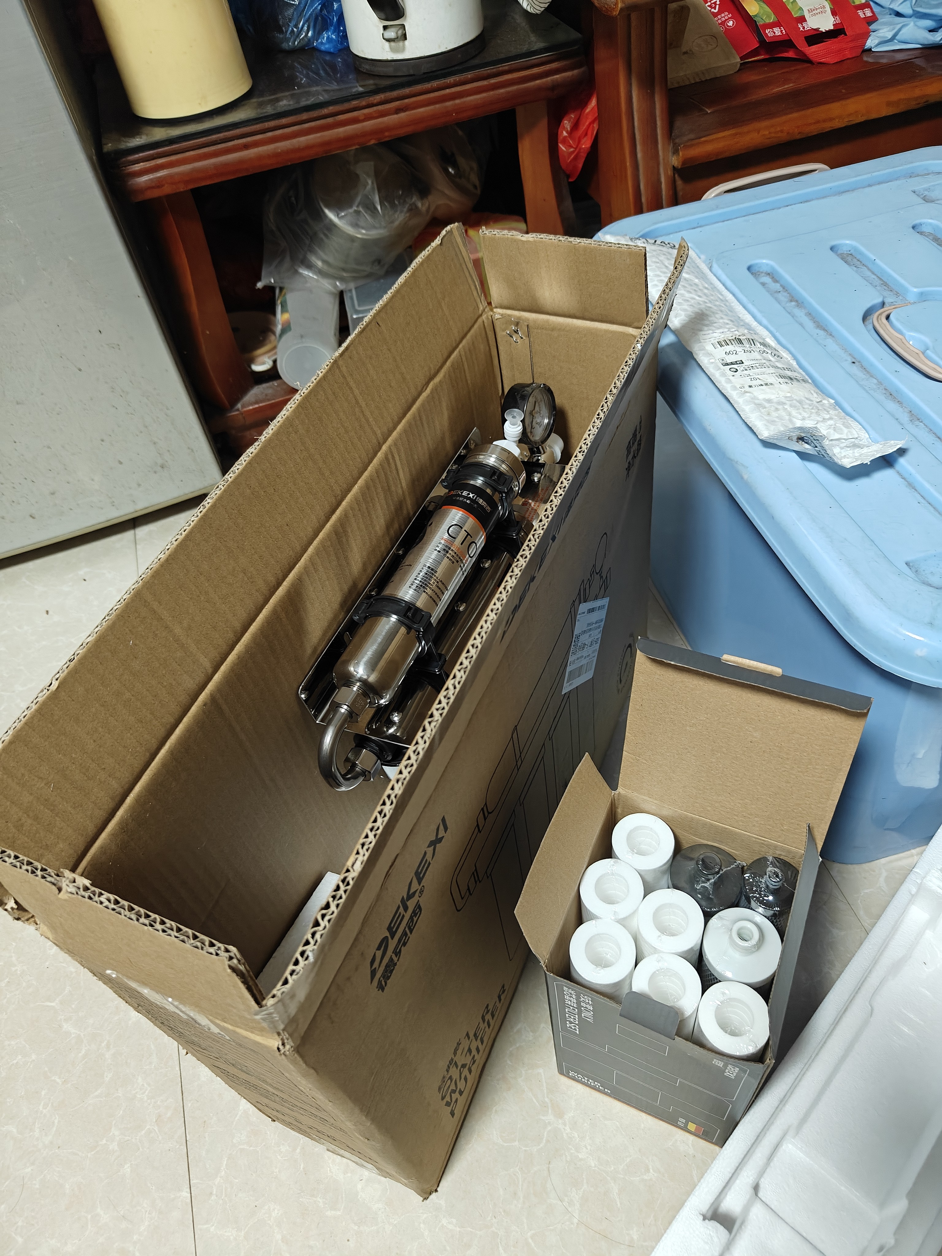德克西德国家用净水器厨房厨下式自来水直饮过滤器专用台下用净水机超滤一体机接自来水 自行安装【德国净水专家】 实拍图