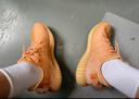 阿迪达斯yeezy350全透火山橙椰子透气男女休闲鞋GW2870 46 实拍图