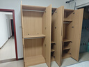 全友（QUANU）家居现代简约风成品大衣柜顶柜组合家具家用卧室分段式衣橱柜子 【原木风】1.6m四门衣柜 多规格灵活组合+科学分区收纳 实拍图