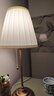 宜家（IKEA）奥思迪复古卧室台灯床头灯拉绳式装饰氛围灯 白色/黄铜台灯(灯泡需另购) 实拍图