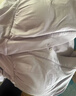嫚熙春夏款哺乳衣外出透气孕妇自带胸垫喂奶睡衣月子服产后家居服 紫L 实拍图