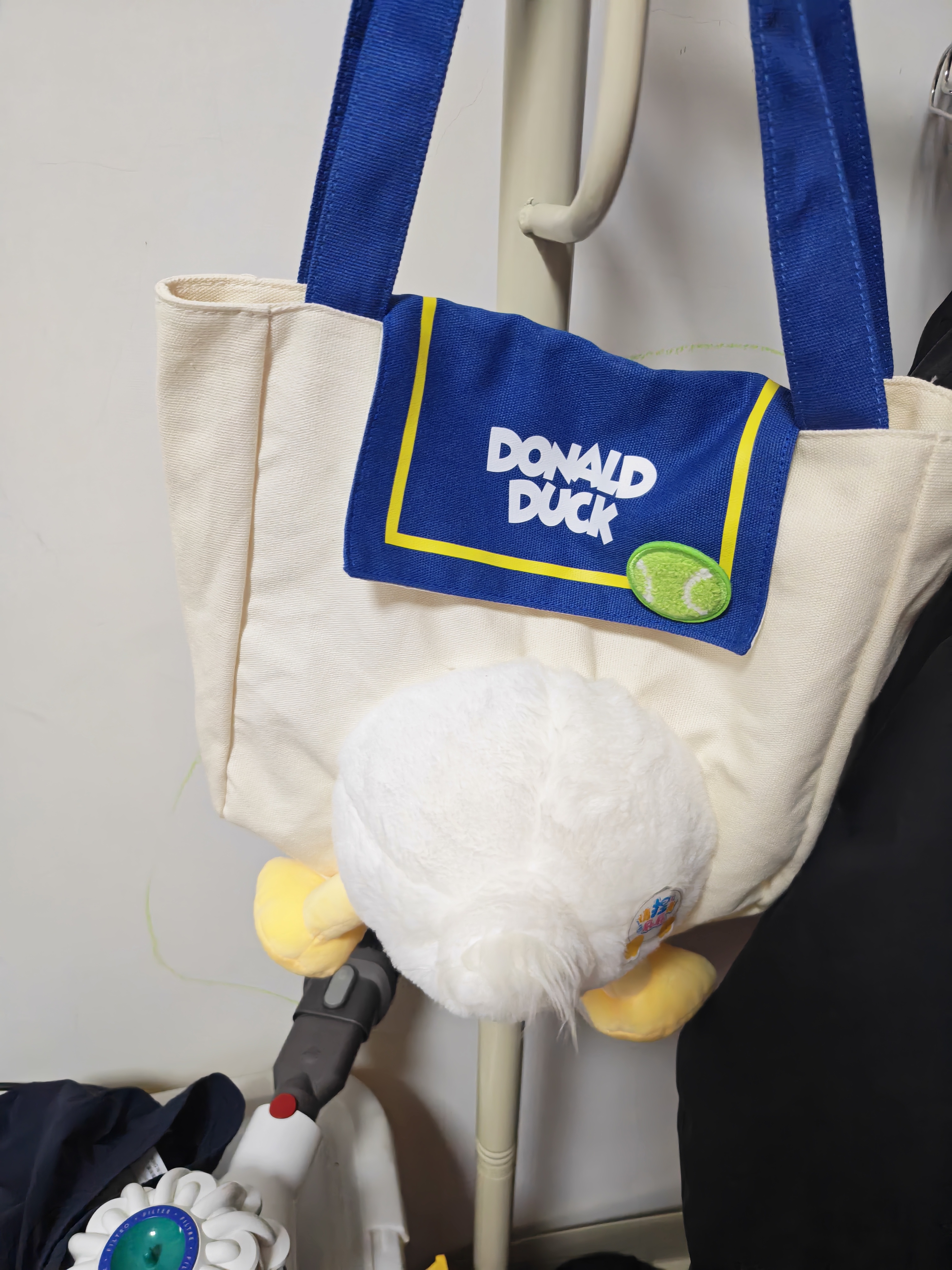迪士尼（Disney）唐老鸭背包帆布包女生生日礼物实用大容量托特包单肩包送女孩 实拍图