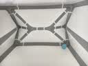 世纪宝贝（babyhood）左右折叠儿童浴桶 婴儿洗澡盆 宝宝泡澡桶0-10岁游泳桶 317蓝 实拍图