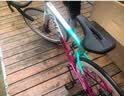 兰令（RALEIGH）捷豹公路自行车成年人男女入门级弯把赛车变速通勤骑行单车 白粉色 M码（建议身高165-185cm） 16速-机械碟刹 实拍图