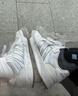 adidas ENTRAP美式校园风运动少年感复古篮球风板鞋男女阿迪达斯 白色/浅蓝/灰色   42 实拍图