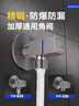 潜水艇（Submarine）角阀全铜 三角阀 加厚冷热通用防漏套装4分官方正品 水阀防滴漏 黄铜枪灰【单热】1只 实拍图