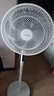 美的（Midea）【飓风节能】七叶柔风立式电风扇/家用轻音落地扇/台式小型风扇/大风力遥控定时摇头风扇 SAH35BSJ 实拍图