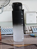 京东京造运动水杯  tritan水杯运动水壶大容量外出方便携带 黑白渐变1L 实拍图