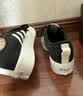 adidas NIZZA PLATFORM厚底增高运动帆布鞋女阿迪达斯三叶草 一号黑/白   38 实拍图