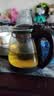 【京东物流】茶壶套装整套茶具大容量玻璃茶杯带滤网耐高温泡茶具 2000ML泡茶壶 1个 实拍图