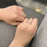 老凤祥情侣对戒纯银999戒指钻戒男女一对订婚结婚婚戒纪念日礼物送老婆 实拍图