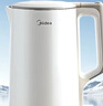 美的（Midea）烧水壶电热水壶304食品级不锈钢无缝内胆双层防烫1.7L大容量1800W智能断电SHJ1721 实拍图