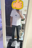 海澜之家（HLA）短袖POLO衫男款山不在高系列短袖男七夕情人节礼物 本白M5 L 175/92A 推荐137~150斤 实拍图