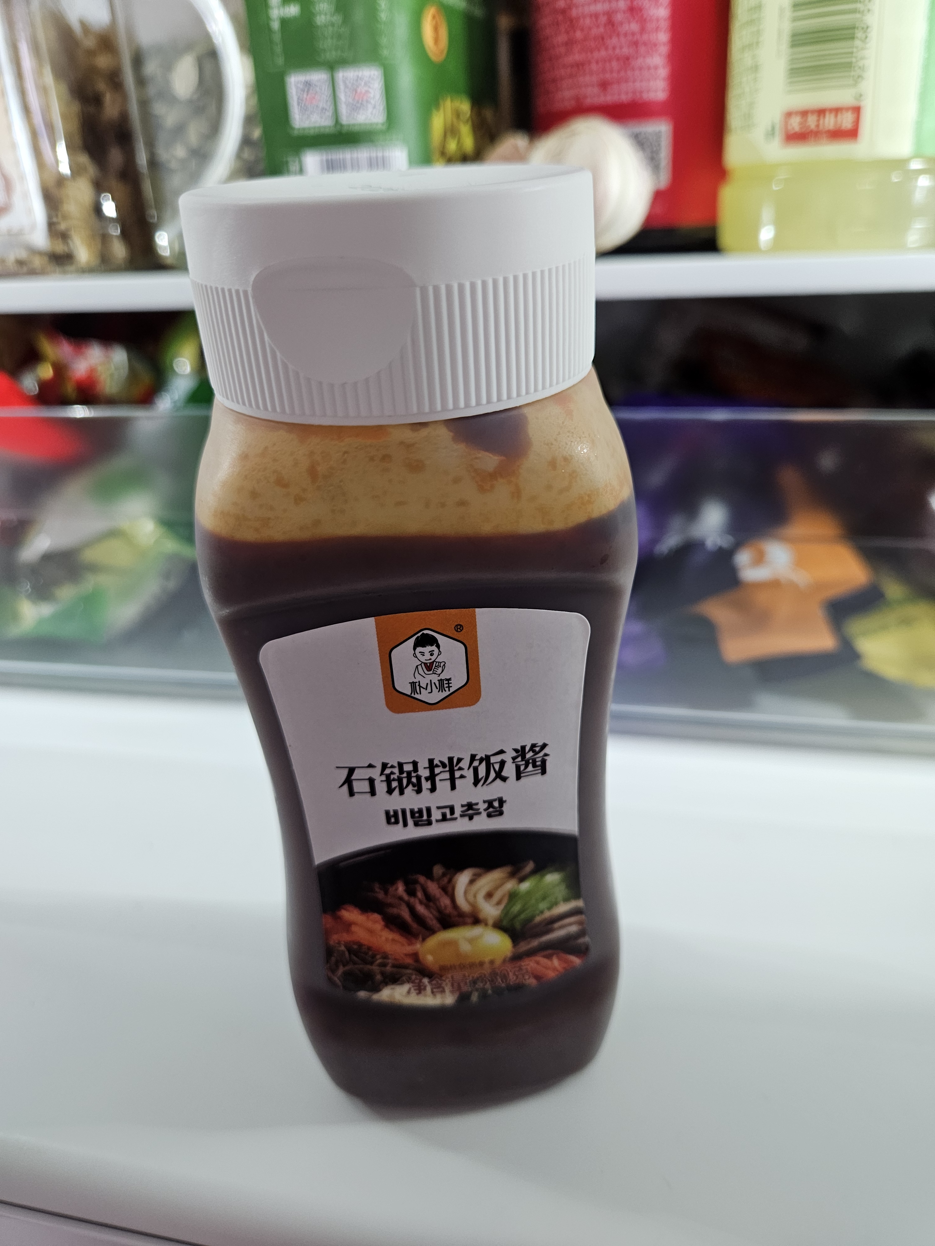 朴小样韩式拌饭酱 石锅拌饭酱韩国料理辣酱儿童可吃不辣+微辣共350g*2 实拍图