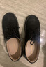 ZHR英伦风小皮鞋女圆头系带女鞋真牛皮粗跟单鞋女 AY127 黑色 38  实拍图