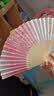 极度空间 扇子古风折扇头青礼盒装夏天中国风女扇生日礼物拍照舞蹈扇道具 实拍图