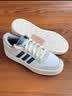 adidas「小锯齿」D-PAD CLASSIC美高风篮球风板鞋男女阿迪达斯 白色/遗迹蓝/棕色   38 实拍图