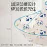 马博士儿童理发围兜宝宝剪发神器不易粘发专用罩衣婴儿披肩围布斗篷蓝色 实拍图