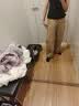 优衣库针织廓形长裤女装男装/常规款休闲裤裤子482287 486980 482287/32深米色 S 实拍图