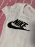 耐克(NIKE)春夏女短袖T恤 纯棉 运动休闲 修身显瘦 DX7907-100 白色M 实拍图