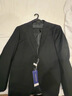 罗蒙（ROMON）西服套装男士小西装外套职业正装修身休闲伴郎服 黑色3XL 实拍图