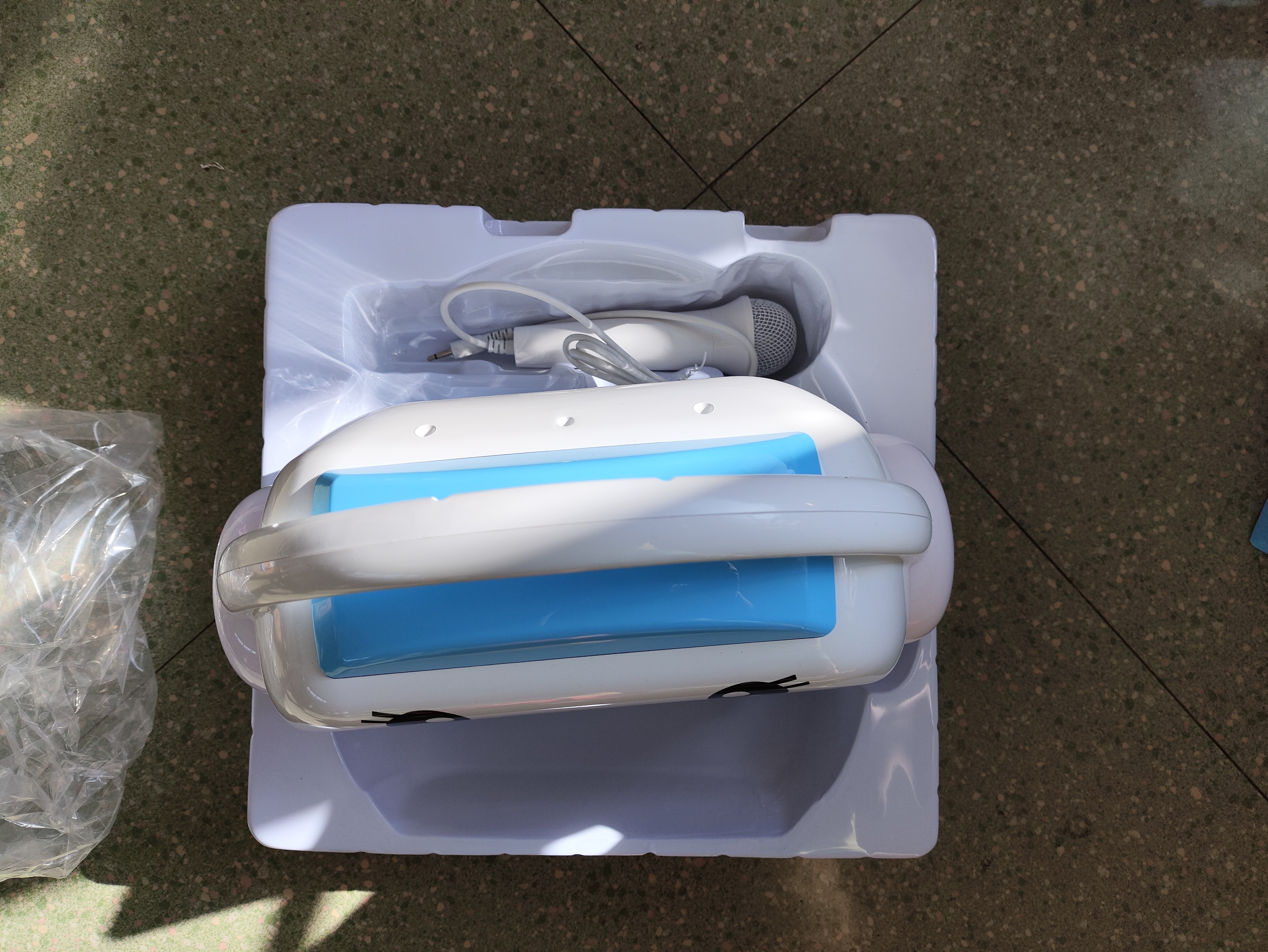 名校堂智能早教机器人儿童幼儿英语学习机故事机0-6岁R9x蓝 生日礼物 实拍图