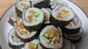 黄金香寿司海苔片28克（10大片）带竹帘紫菜包饭无添加寿司卷料理食材品 实拍图