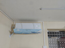 空调挡风板防直吹导风罩神器格力美的海尔挂机通用隔挡冷气月子帘 1个装【【壁挂机通用】图案随机 实拍图