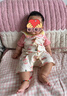 英氏（YEEHOO）【2件装】婴儿哈衣新生儿连体衣包屁衣夏季爬服纯棉宝宝短袖薄款 大象襟哈【2件装】 90cm (1-2岁-建议78-90cm 9.5-13.0kg) 实拍图