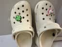卡骆驰（CROCS）白鹿同款经典云朵洞洞鞋时尚百搭女鞋花园鞋|206750 骨白色-2Y2(含智必星) 35 (220mm) 实拍图