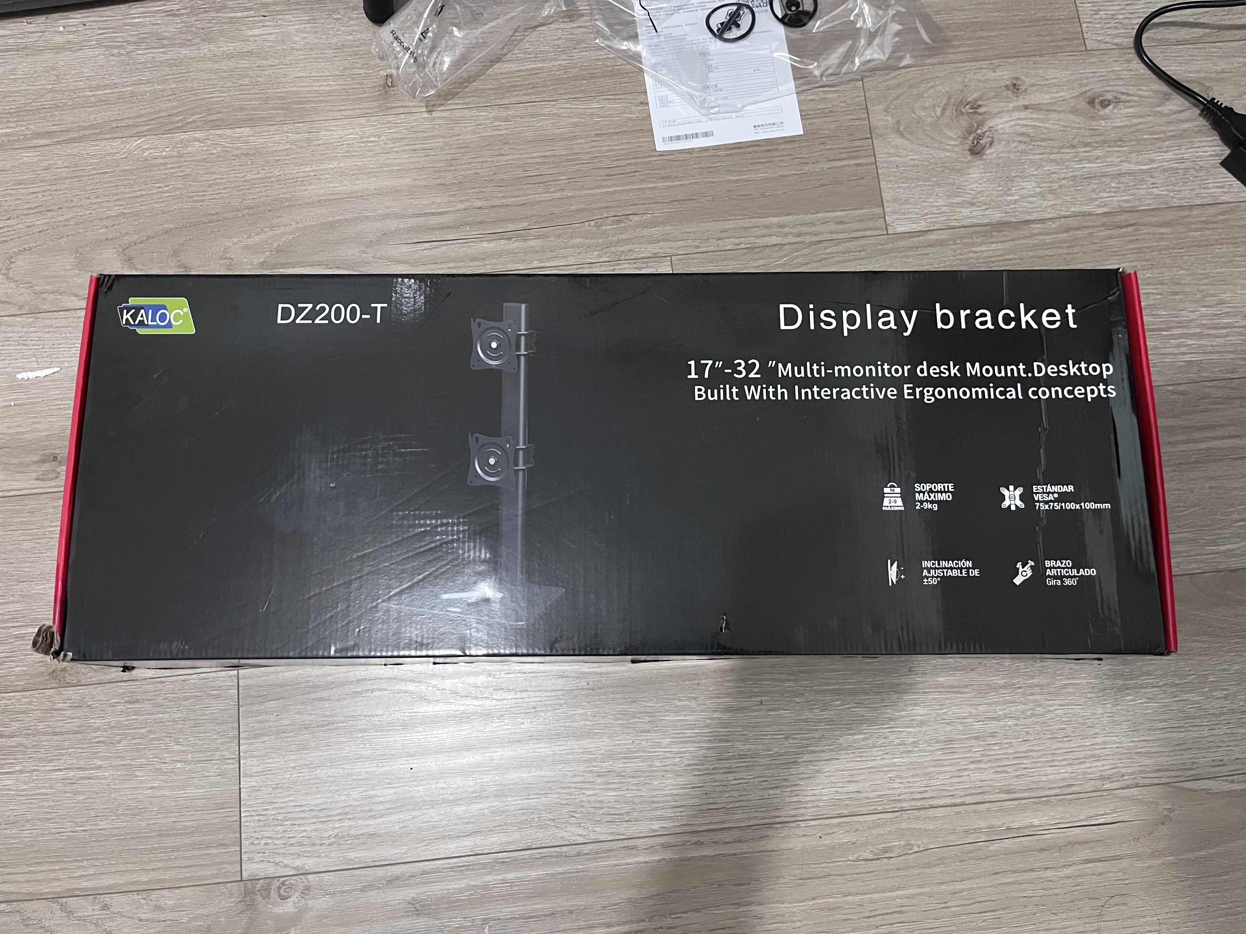 KALOC显示器支架 显示器增高架底座通用款支架上下双屏幕可调节高度免打孔支架单屏幕液晶显示器支架 实拍图