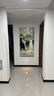 好久不见入户玄关装饰画新中式山水画现代轻奢高档走廊过道挂画正对门壁画 实拍图