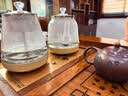 友家铺子（Biooner）全自动上水电热水壶烧水壶家用办公茶台一体机茶桌茶几嵌入式茶具套装 玫瑰金蒸茶款1L 实拍图