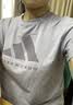 阿迪达斯（adidas）儿童T恤夏季户外运动休闲百搭短袖 紫罗兰+浅紫  164  实拍图