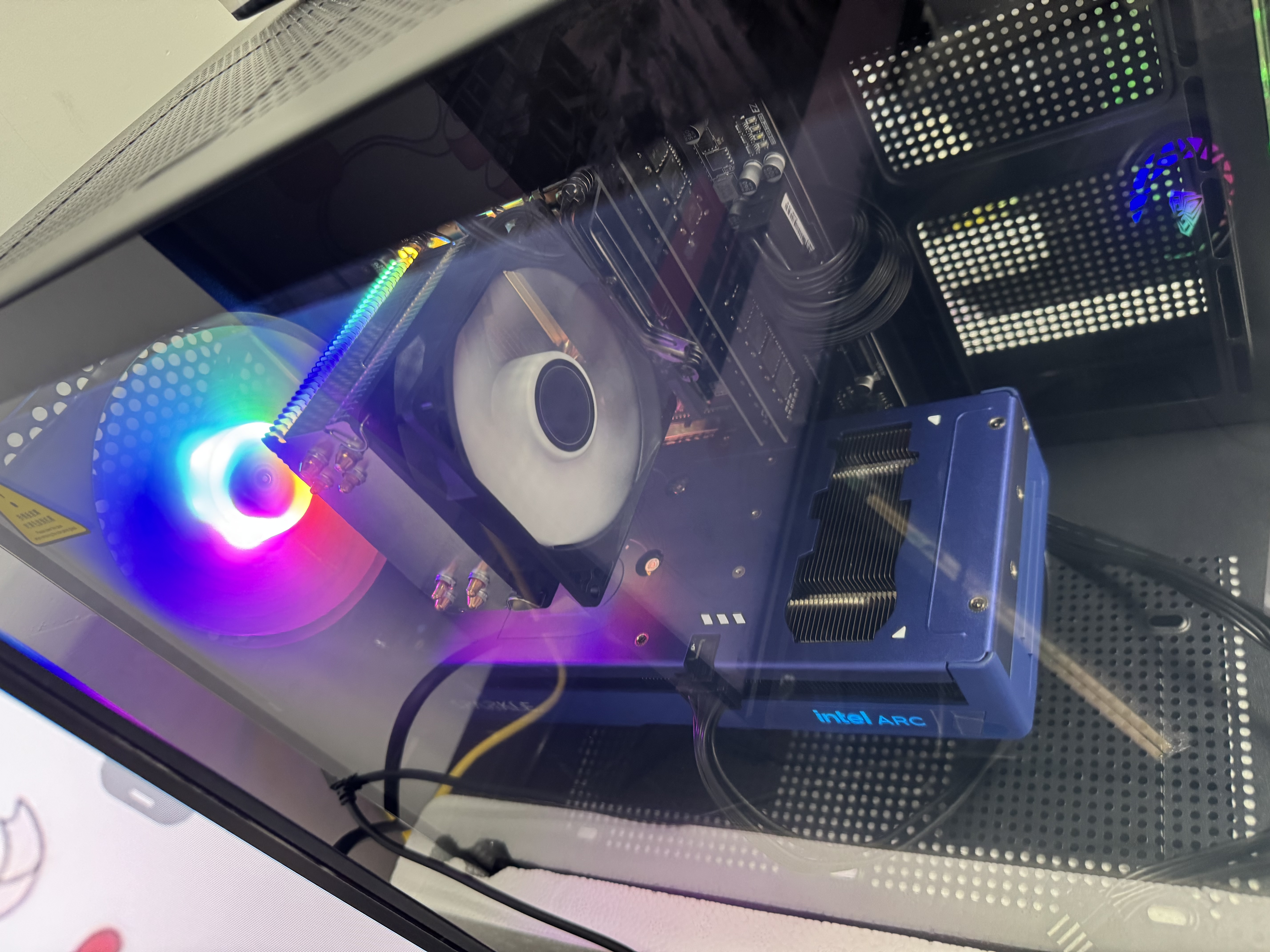 微星（MSI） i5 12400F/14400F/RTX3060/4060/5060Ti黑悟空三角洲游戏主机电脑台式机组装电脑主机DIY整机 配置九：i5 14400F丨RTX5060 8G 实拍图