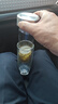 胖东来同款不易摔烂钢化玻璃杯500ml耐摔高温硼硅双层玻璃水杯茶 钢本色550毫升【防摔防爆双层高 实拍图