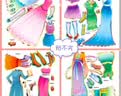 公主贴纸换装秀全套10册 赠漫画描摹本曼妙公主 卡通公主换装秀贴纸书安静书 专注力练习动手动脑贴贴画 儿童小公主生日节日礼物 实拍图