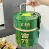 万寿斋粽子礼盒蜜枣豆沙甜粽咸蛋黄肉竹筒粽海鲜粽企业团购端午礼盒送礼 富竹8粽8味（铁盒）1.02kg 实拍图