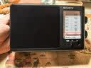 索尼（SONY） 【日本直邮 日本发货】便捷收音机 fm调频收音机 模拟调谐电池式小广播老年人随身听 ICF-506 C【黑色】（插电需变压器） 模拟调谐收音机，中国FM调频87.5-108MHz 实拍图